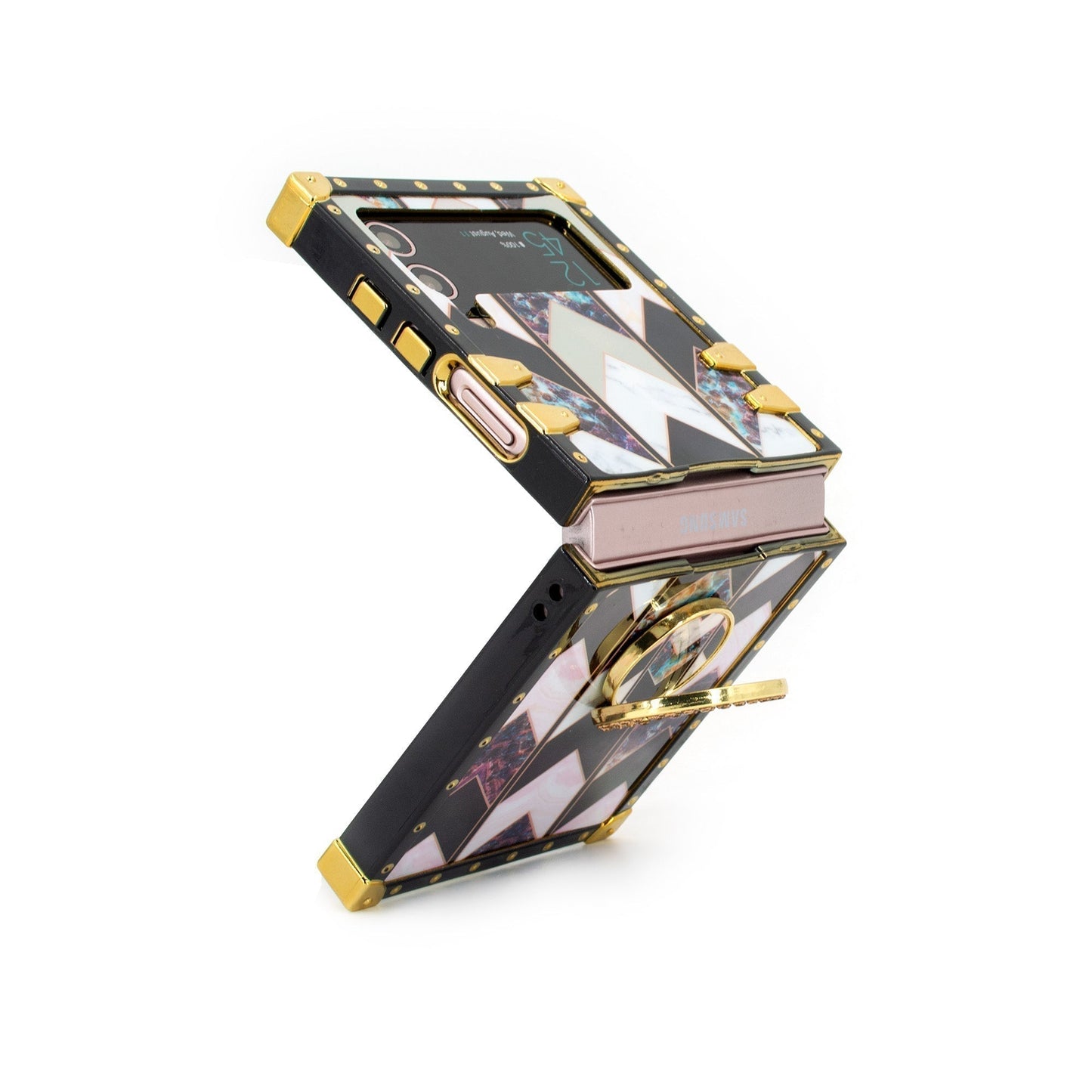 قاب مربعی 5G Samsung Galaxy Z Flip6/5/4/3 "حلقه کلریت"