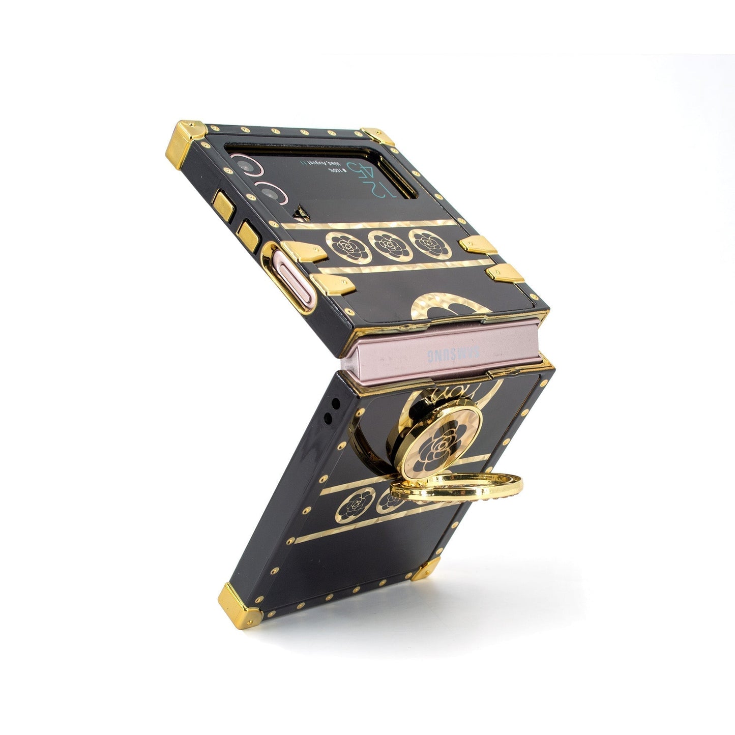 قاب مربعی 5G Samsung Galaxy Z Flip6/5/4/3 "Ring Yin"