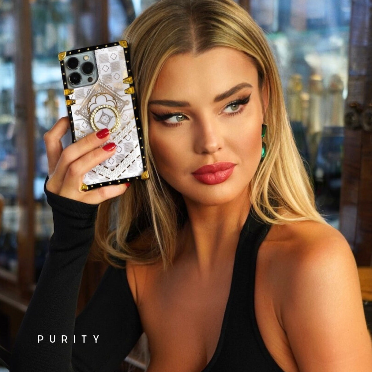 Etui Samsung z pierścieniem „Magic Twinkle”