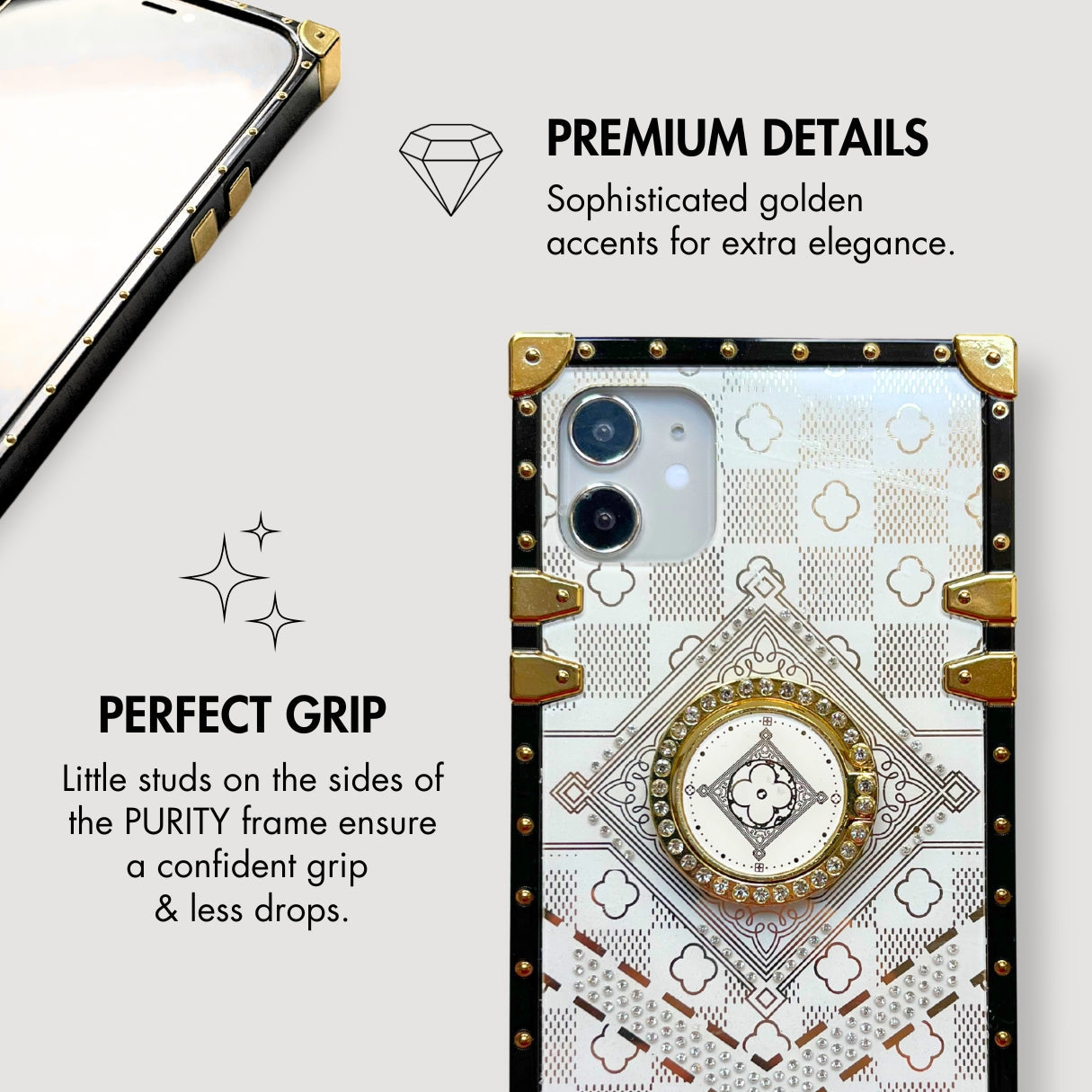 Etui Samsung z pierścieniem „Magic Twinkle”