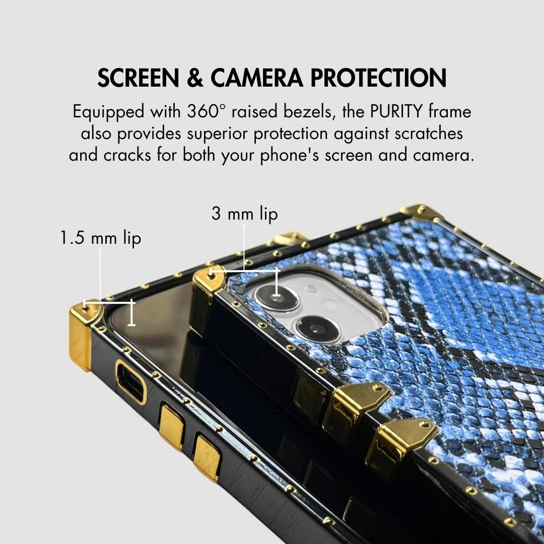 링 "블루 방울뱀"이 포함된 삼성 케이스